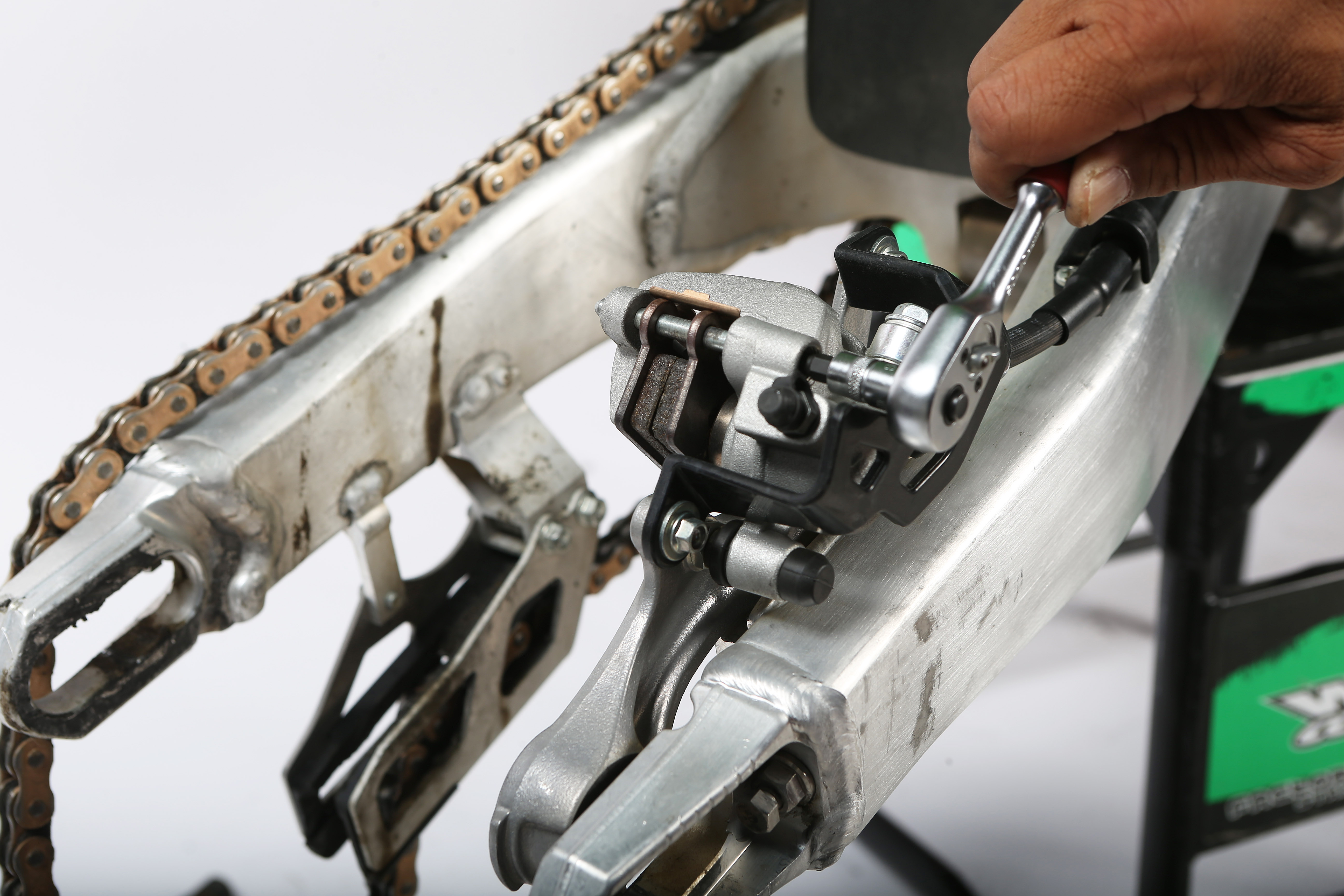 ProX Pro Mechanic Tip How to Change Dirt Bike Brake Pads